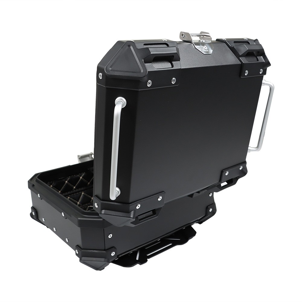 New Motorcycle Luggage Waterproof Tail Box Top Case Scooter Trunk Storage 22L