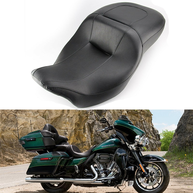 Softer 2-Up Seat Cushion For Harley Electra Glide Standard FLHT 2010-2022