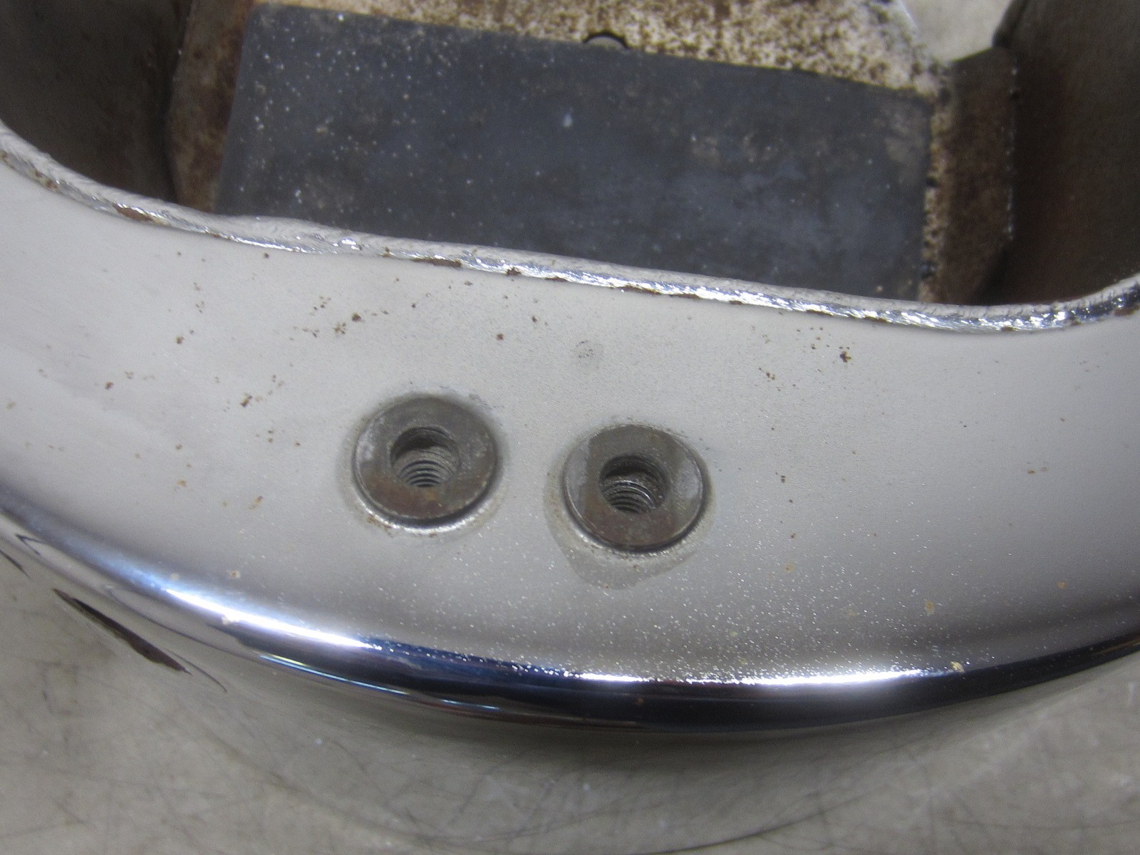 Harley ’02 FXSTD chrome oil tank, 62498-00, no leaks, good shape, used #4880
