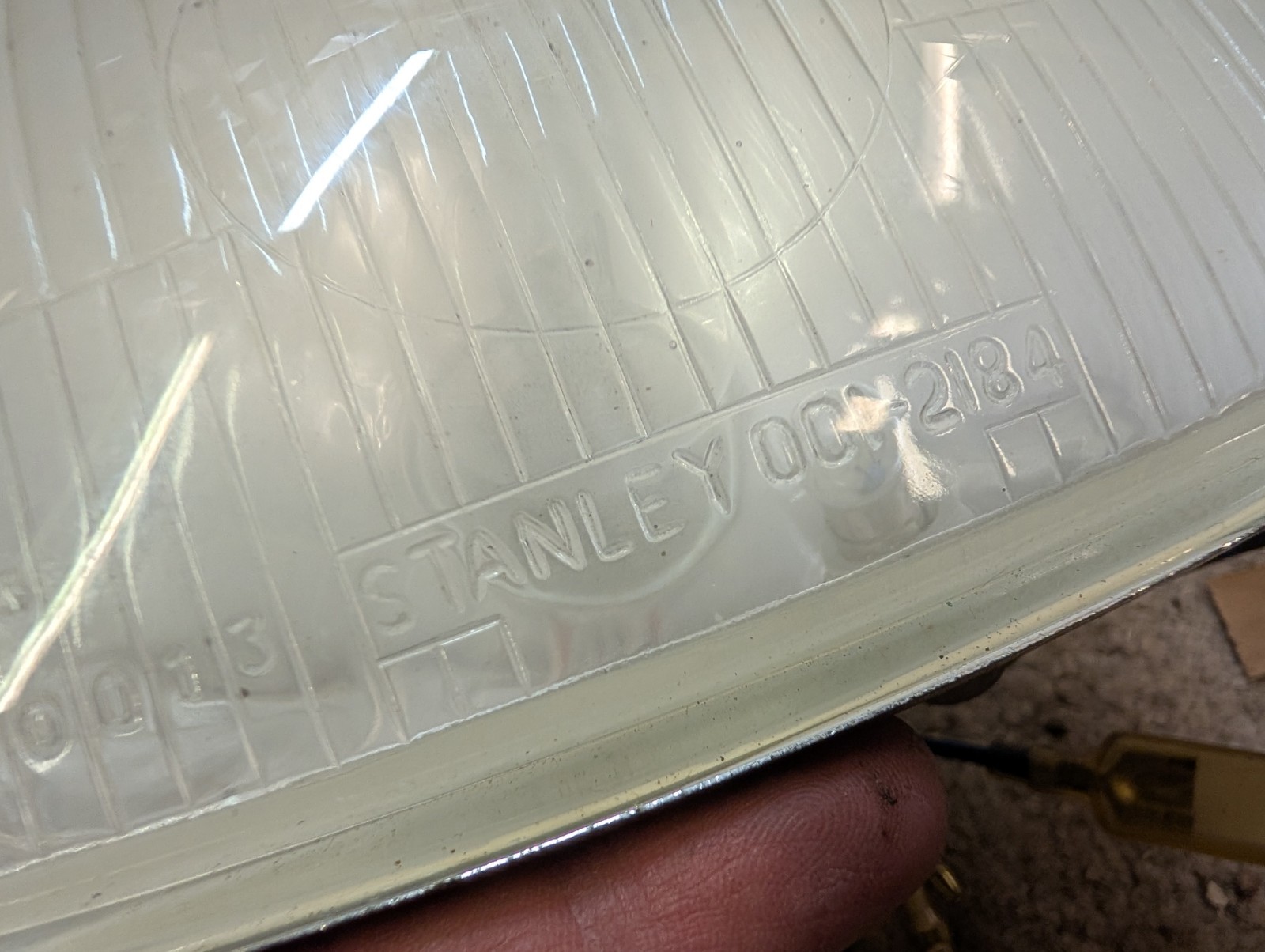 Honda Headlight OEM Rectangular Stanley 001-2184 Classic Bike / Scooter #W11