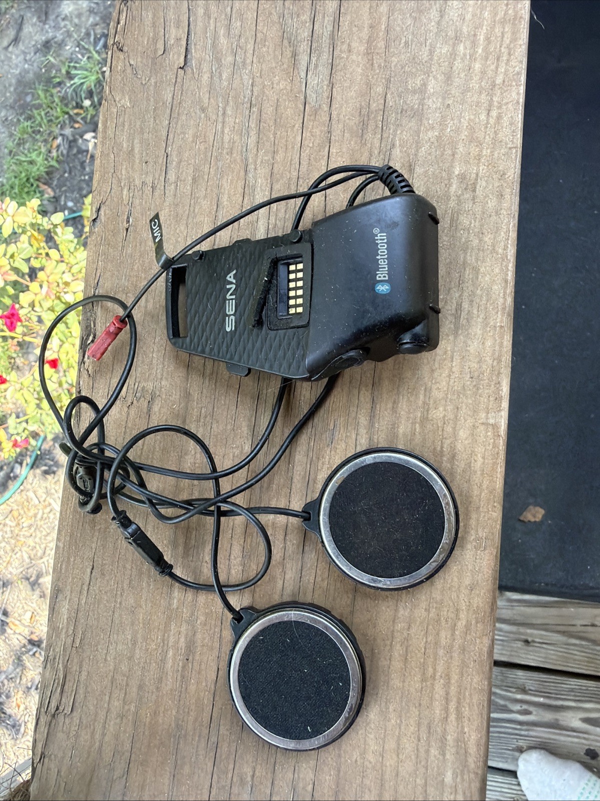 Sena 10s Used Motorcycle Helmet Bluetooth Communication Helmet Mount Mic Speaker