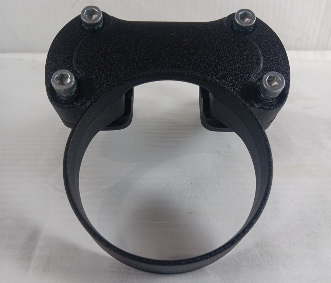 HARLEY 22-24 LOW RIDER S-ST 5 IN WRINKLE BLACK RISERS W/ SPEEDO GAUGE HOUSING
