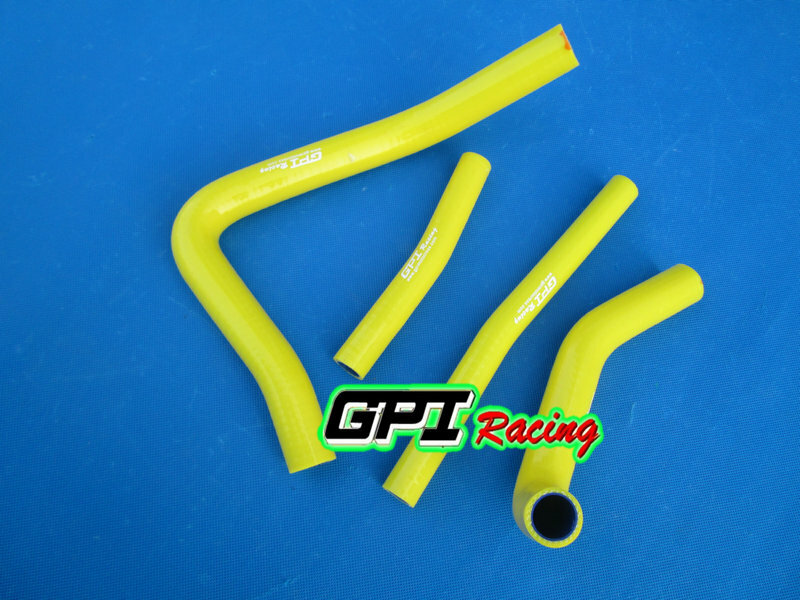 GPI Racing Suzuki RM250 RM 250 1996- 2000 99 00 silicone radiator hose kit yello