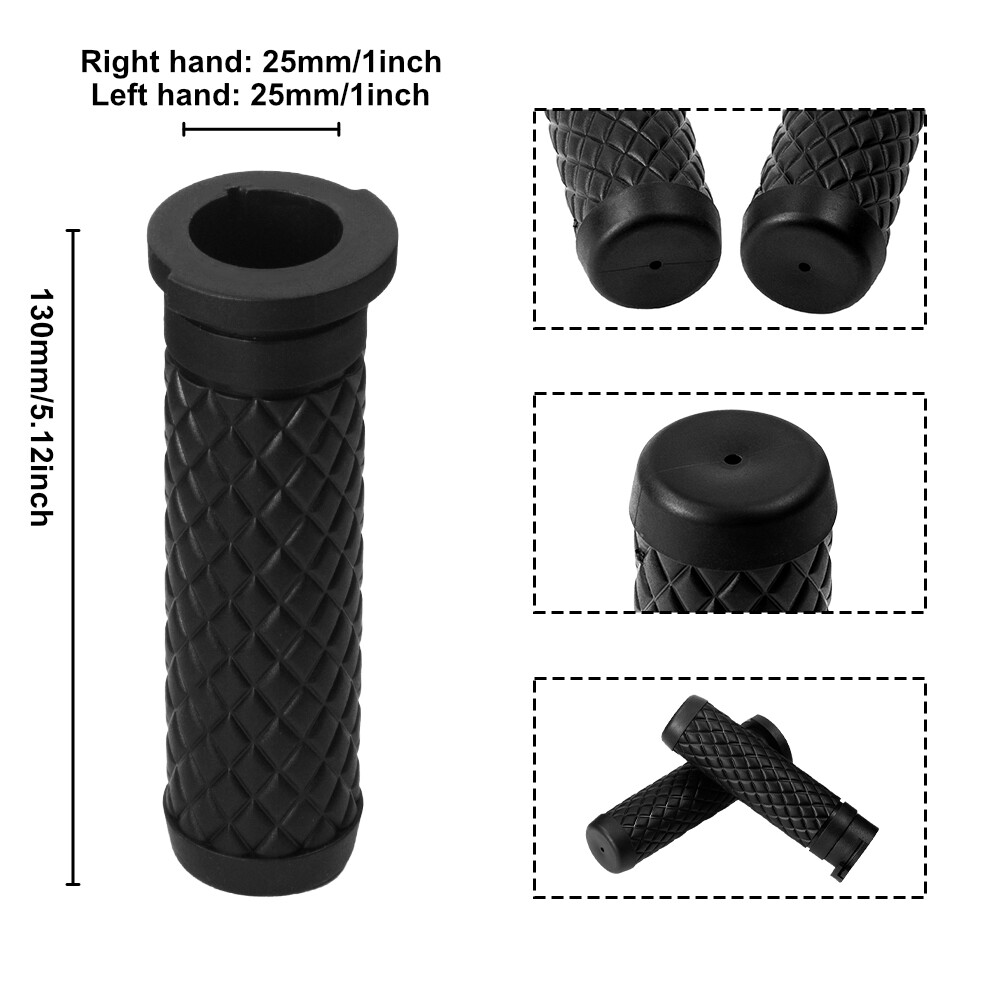 Black Nice Touching Hand Grips Cable Throttle 1″ For Harley Iron XL883N 2022 US