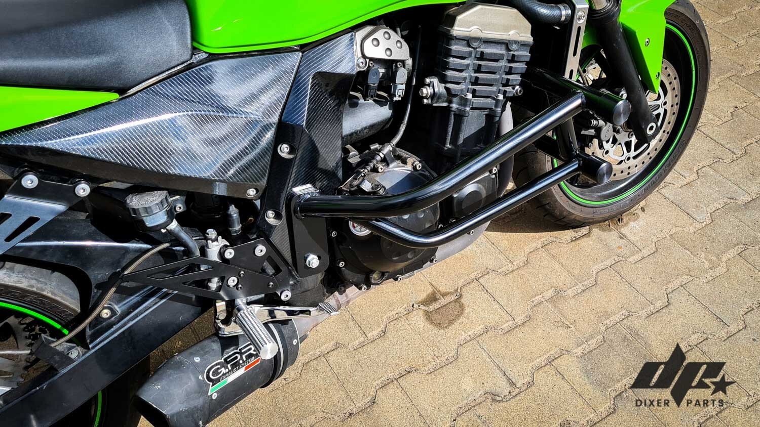 Crash Cage Kawasaki Z750 Z1000 (2004-2006) Stunt Street Engine Guard Highway Bar