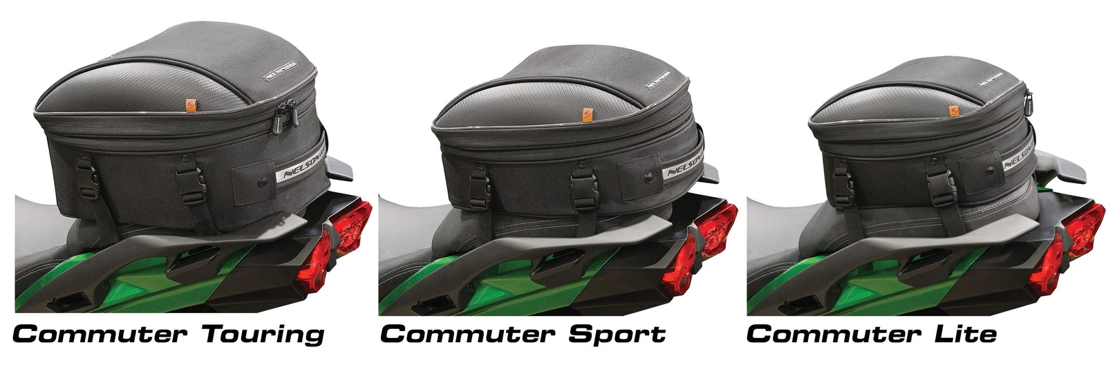 Nelson Rigg CL-1060-ST2 Black Commuter Tour Motorcycle Tail Bag