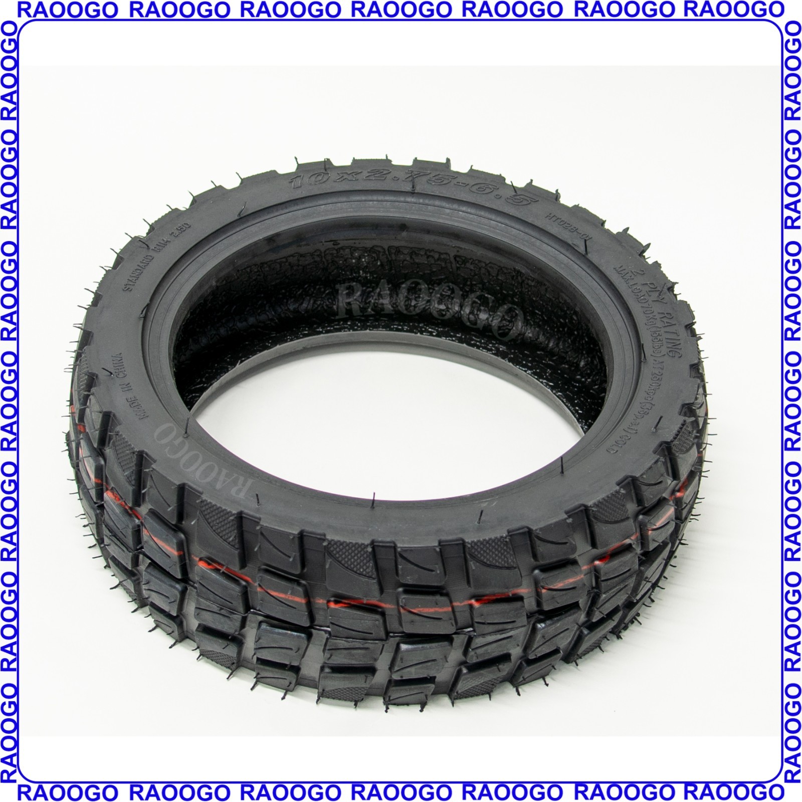 10×2.75-6.5 Scooter Tubeless Tire for Electric Scooter