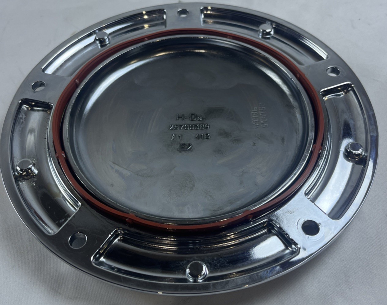 HARLEY-DAVIDSON GENUINE CHROME DERBY COVER 25700389