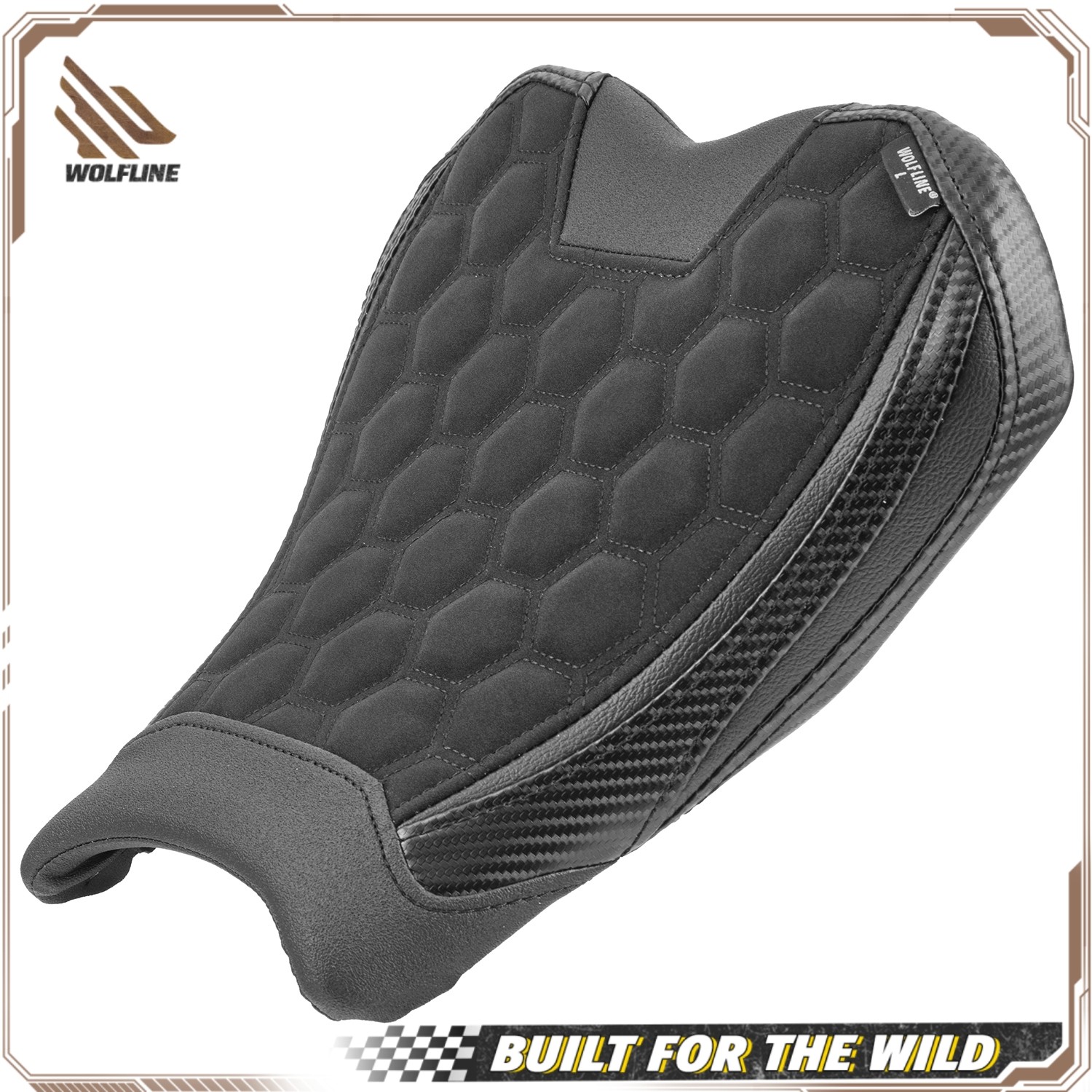 WOLFLINE Lowered Rider Seat for Kawasaki Ninja ZX-4R & ZX-4RR 2023-2025 Comfort
