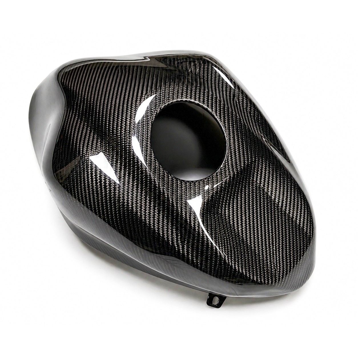 FU Carbon Fiber Tank Cover Fit for Kawasaki Ninja 2023-2025 ZX4R ZX4RR ZX25R