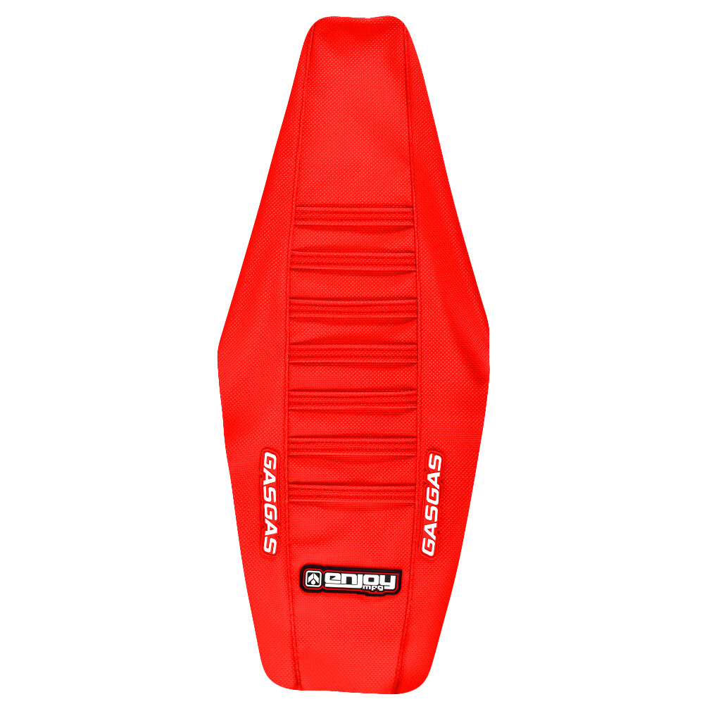 2021-2024 GASGAS MC 85 Seat Cover By Enjoy MFG ALL RED RED RIBS #161 LOGO