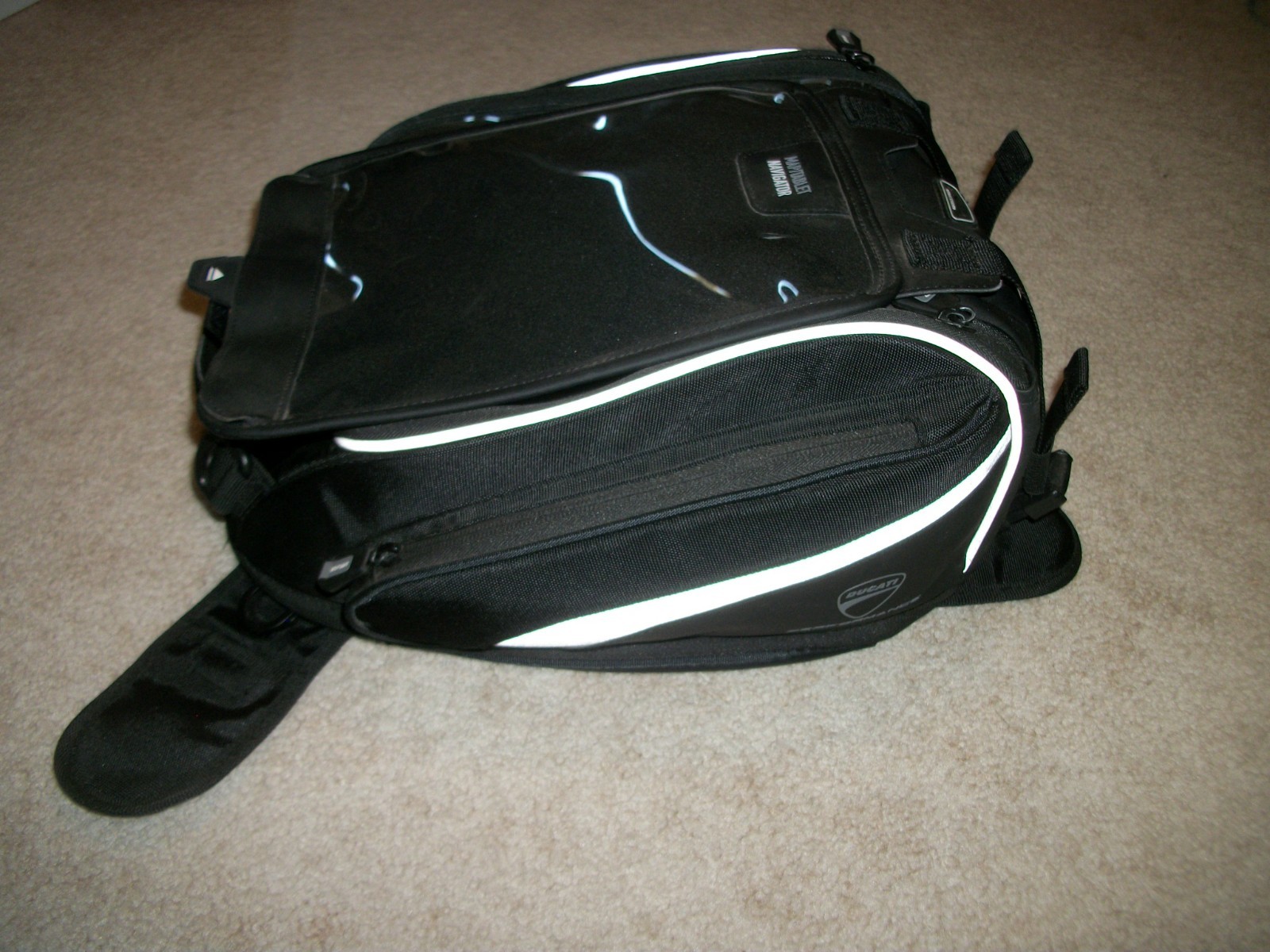 New Ducati Performance Soft Tank Bag Kit magnetic