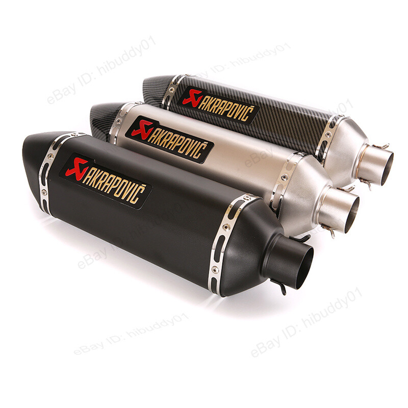 51mm Universal Exhaust Muffler Pipe Motorcycle 470mm Rear Escape with DB Killer