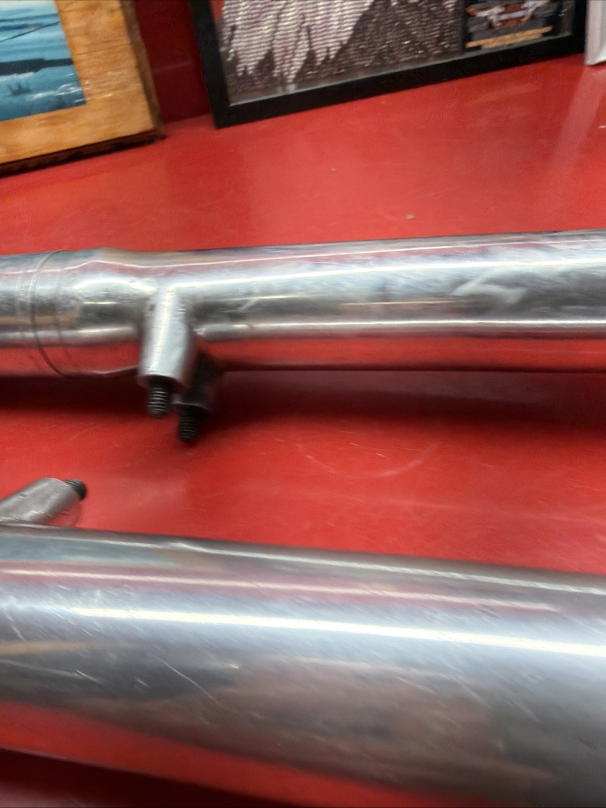 Ducati Front Mazzorachi Ceriani OEM Scrambler Forks Front End Desmo Polished