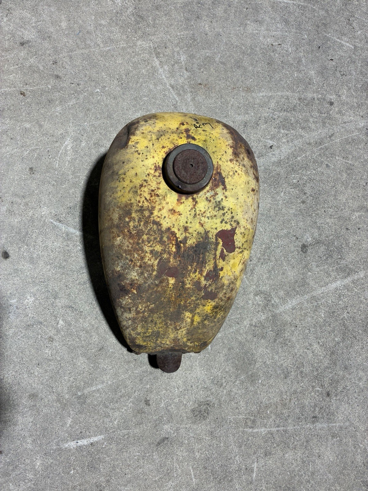 Vintage Wassell Chopper Frisco Old School Gas Fuel Tank 60s 70s Wall Art