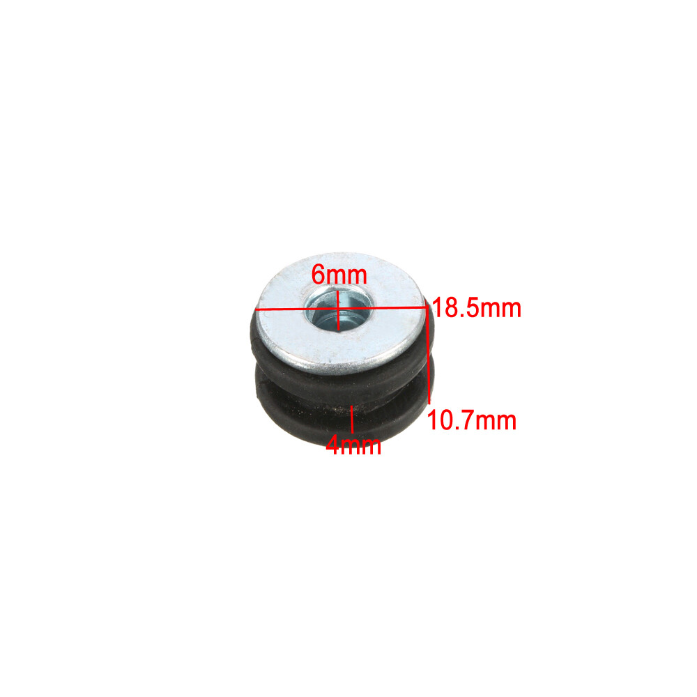 10*Motorcycle Parts Fairing Panel Rubber Grommet Bolt Shockproof Relief Cushion