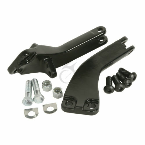 Passenger Footpegs Peg Mount Bracket Fit For Harley Dyna Super Glide 2006-2017