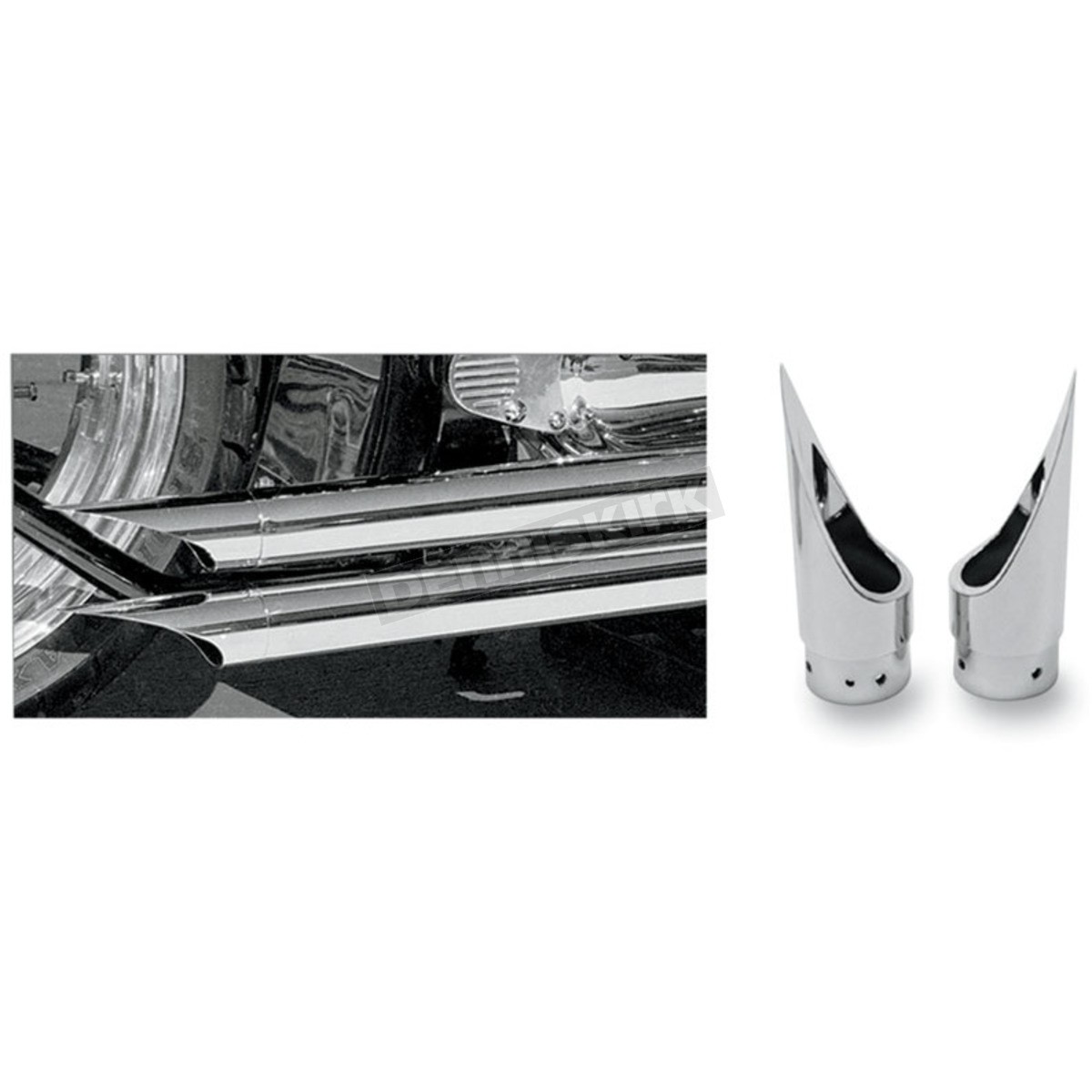 Baron Custom Accessories Family Jewel Scalloped Exhaust Tip – BA-1100-01
