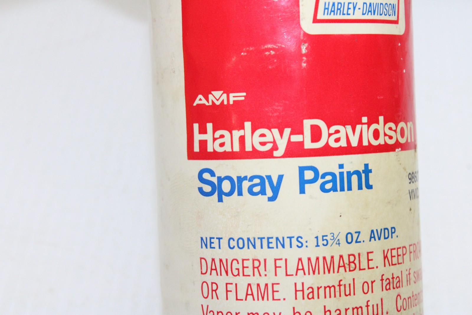 AMF Harley-Davidson AMF Spray Paint Can VIVID RED Panhead Shovelhead XL NOS