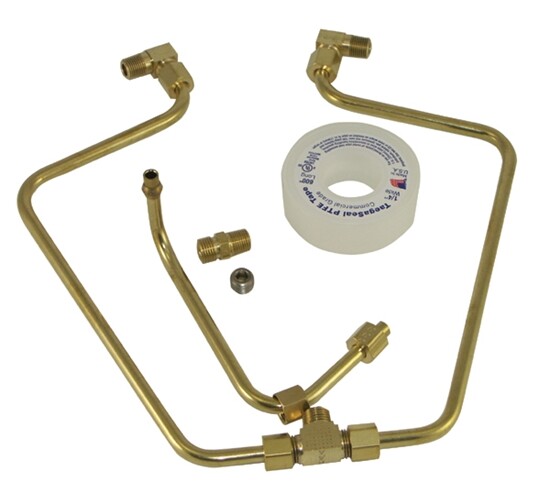 Old-Stf BRASS Rocker Box Split Oil Line Harley Davidson 1966-1984 shovelhead