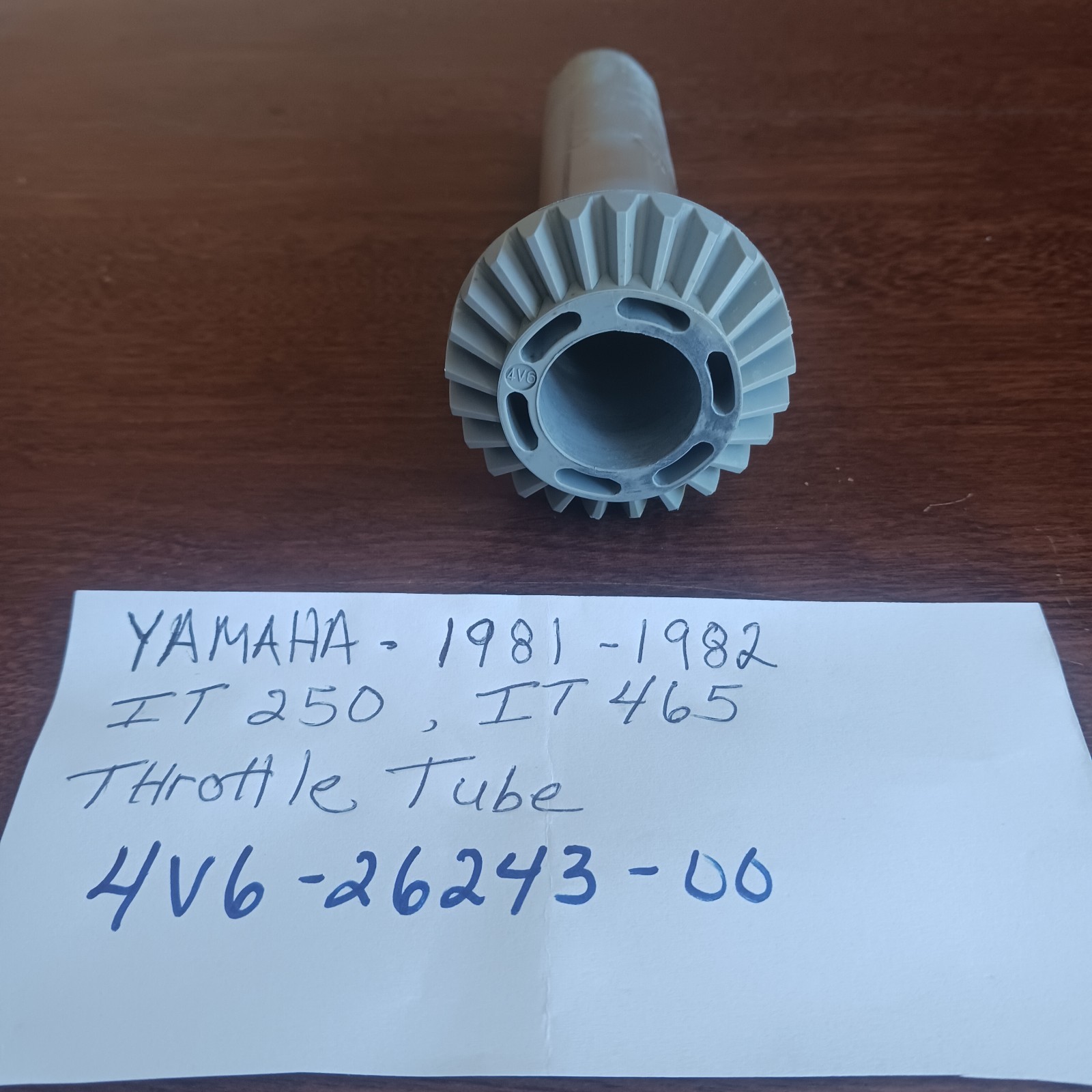 YAMAHA 1981 1982 YZ IT 125 175 250 465 490 THROTTLE TUBE 4V6-26243-00 AHRMA VMX