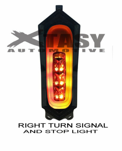 INTEGRATED LED TAIL LIGHT BLACK / SMOKE YAMAHA R7 YZF-R7 YR 2022,2023,2024,2025