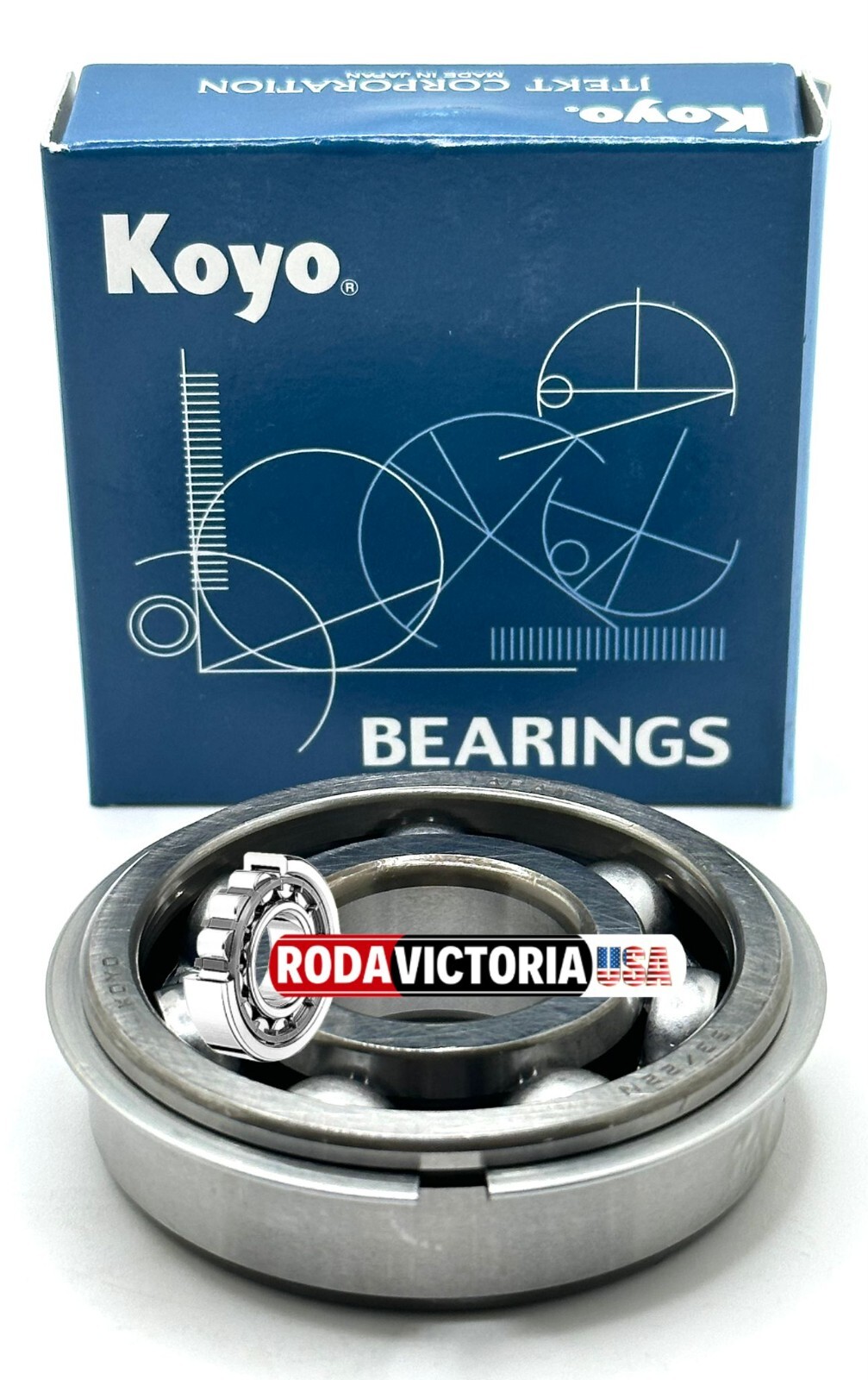 Koyo 63/32 NR Ball Bearing With Snap Ring Premium Brand 32x75x20mm