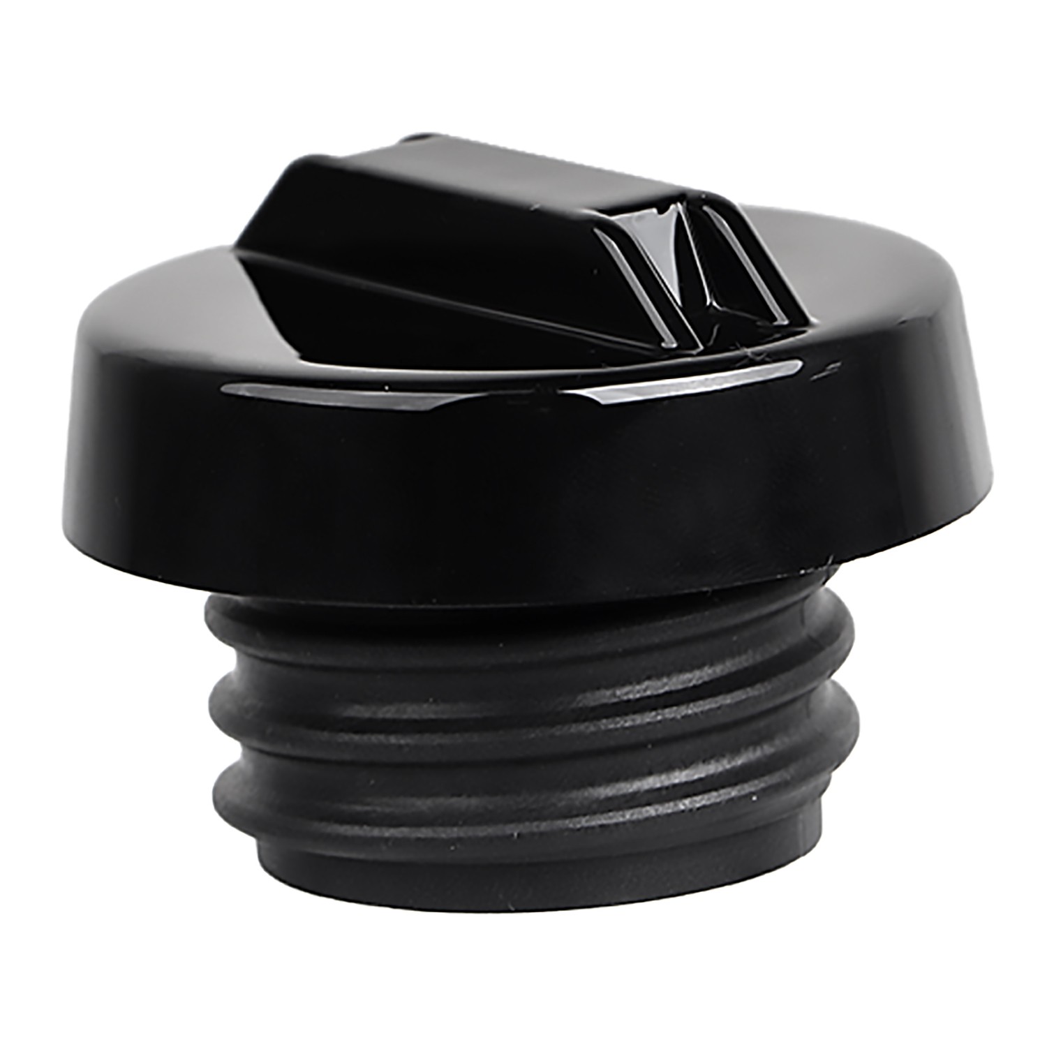 Gloss Black Vented Gas Cap Fuel Tank Cover For Harley Electra Road Glide Softail