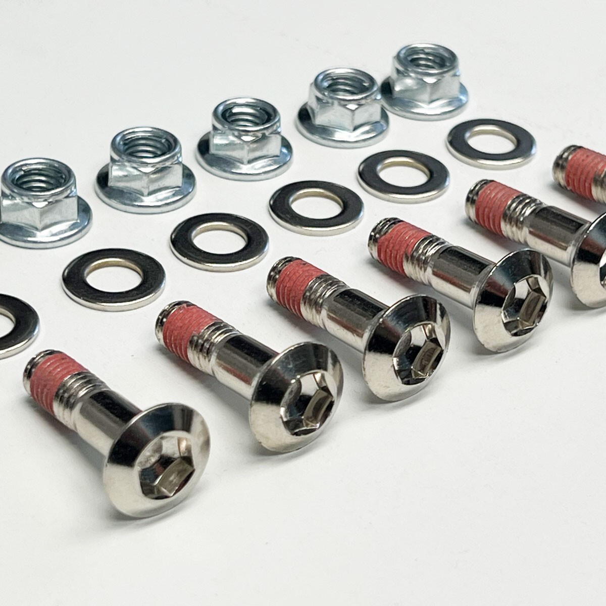 Nickel Rear Sprocket Bolts Yamaha YZ YZF 80 85 125 250 YZ250F YZ450F YZ125 YZ250