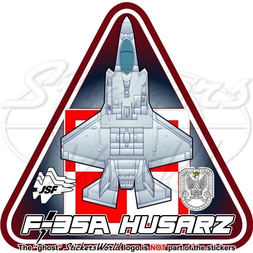 F-35 HUSARZ Polish Air Force, Lockheed F-35A LIGHTNING II POLAND Sticker, Decal