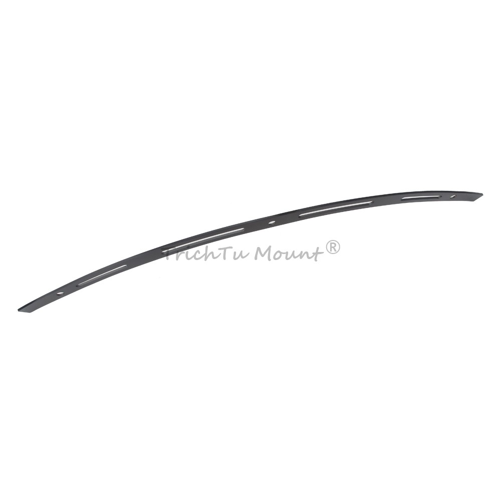 Black 4 Slotted Batwing Fairing Windshield Trim For Harley Electra Glide 14-2022