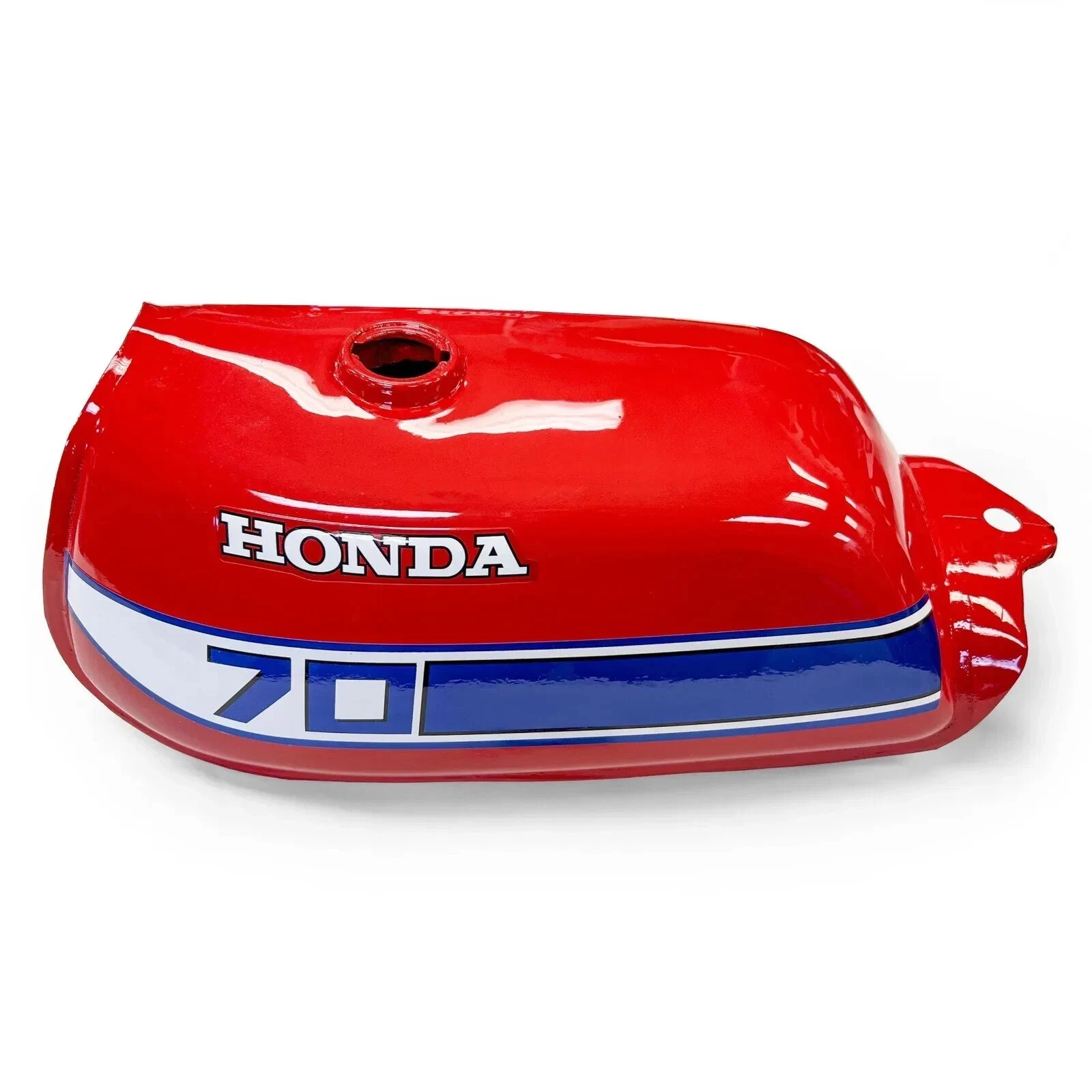 Honda ATC70 Red Painted Steel Fuel Petrol Tank 1978-1985 Model