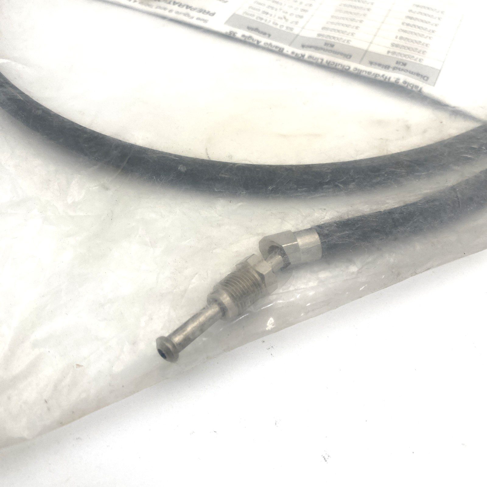 OEM Harley 37200284 Diamond Black 55 in Hydraulic Clutch Line 19-20 Freewheeler