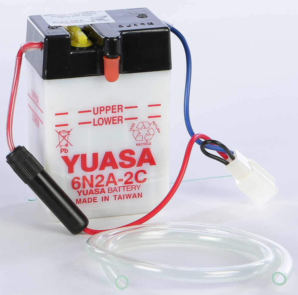 Yuasa Conventional 6V Battery 6N2A-2C YUAM262AC