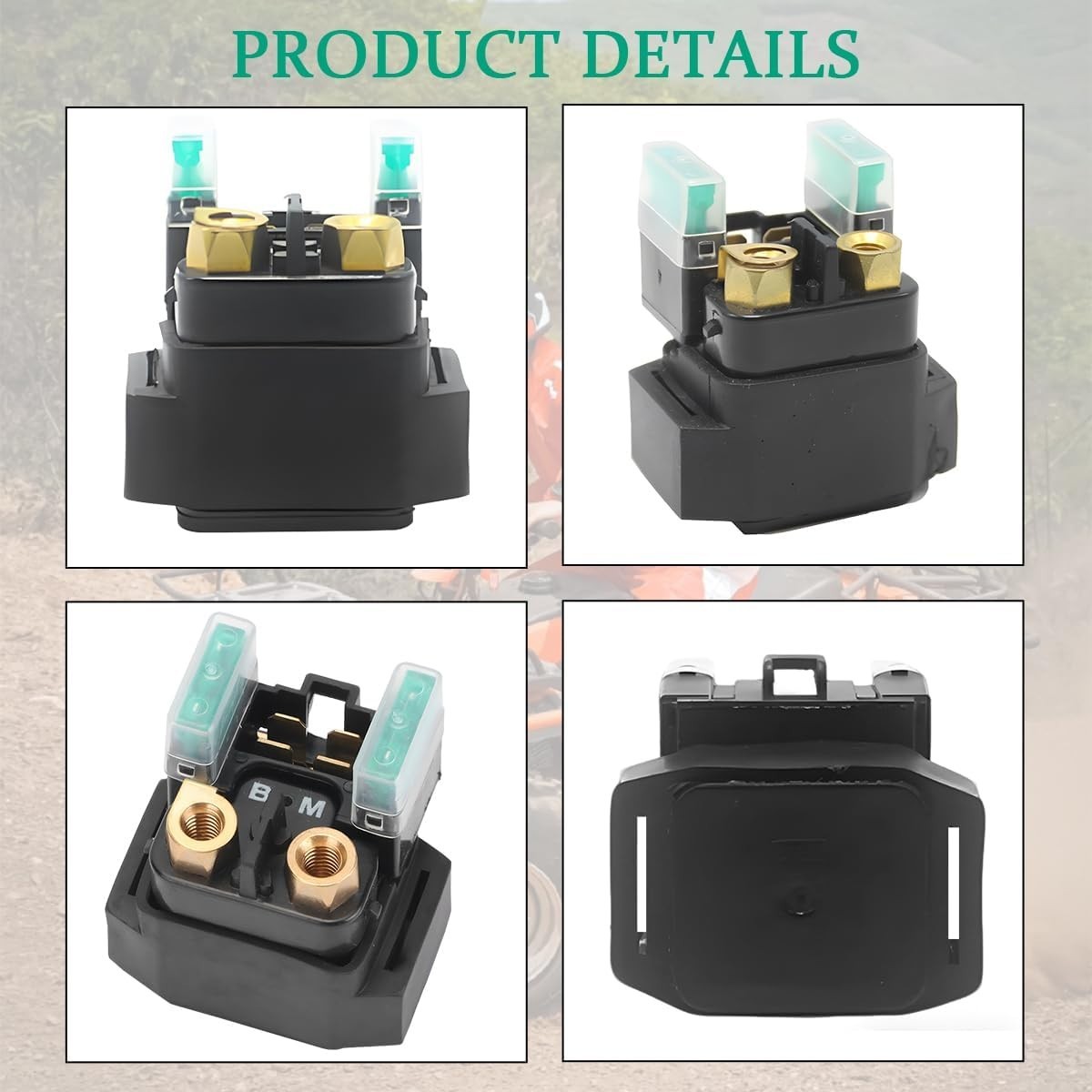 Reliable ATV Solenoid Relay Replacement – Fits Various YFM Models, Easy Install
