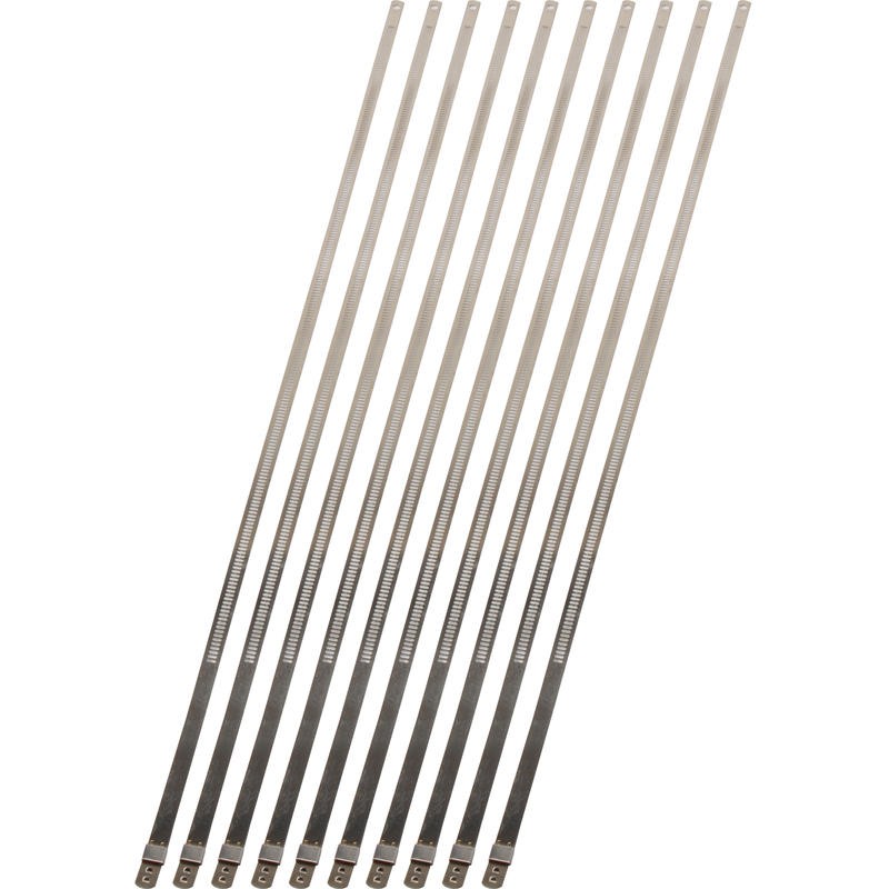 DEI Tie Strap and Clip 10210; 20.000″ Positive Natural Stainless Steel
