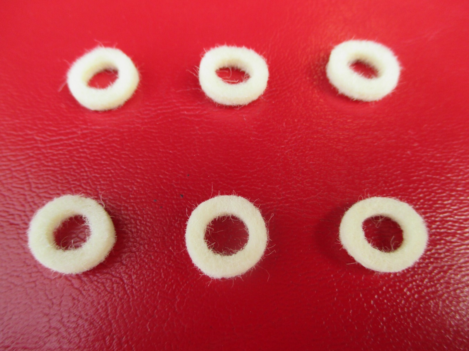 6 FELT CHOKE SHAFT SEALS FOR MANY KEIHIN CARBURETORS CHOKE SHAFT 6MM