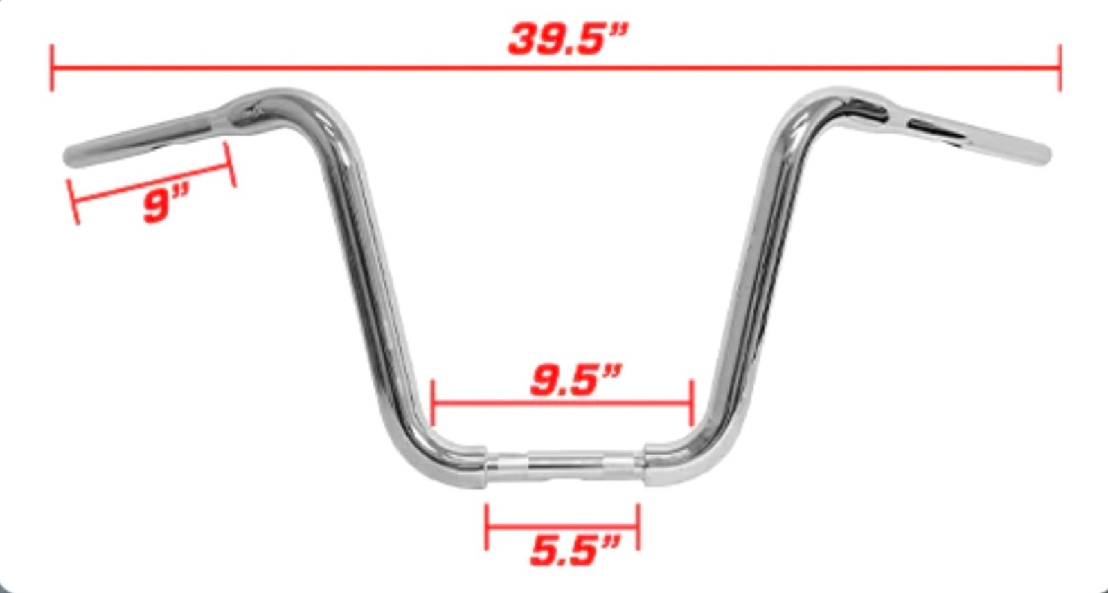 14 X 1.5 Pre Wired Curved Ape Hanger Handlebar Kit 96 – 06 Harley FX Softail