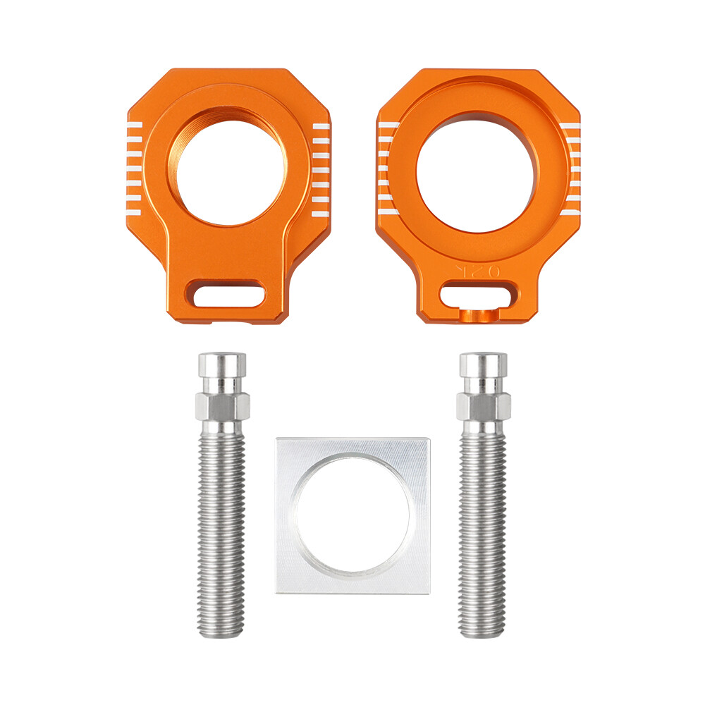 NICECNC Billet Rear Axle Blocks Kit For KTM 250 350 450 SXF XCF XC-F 2013-2022