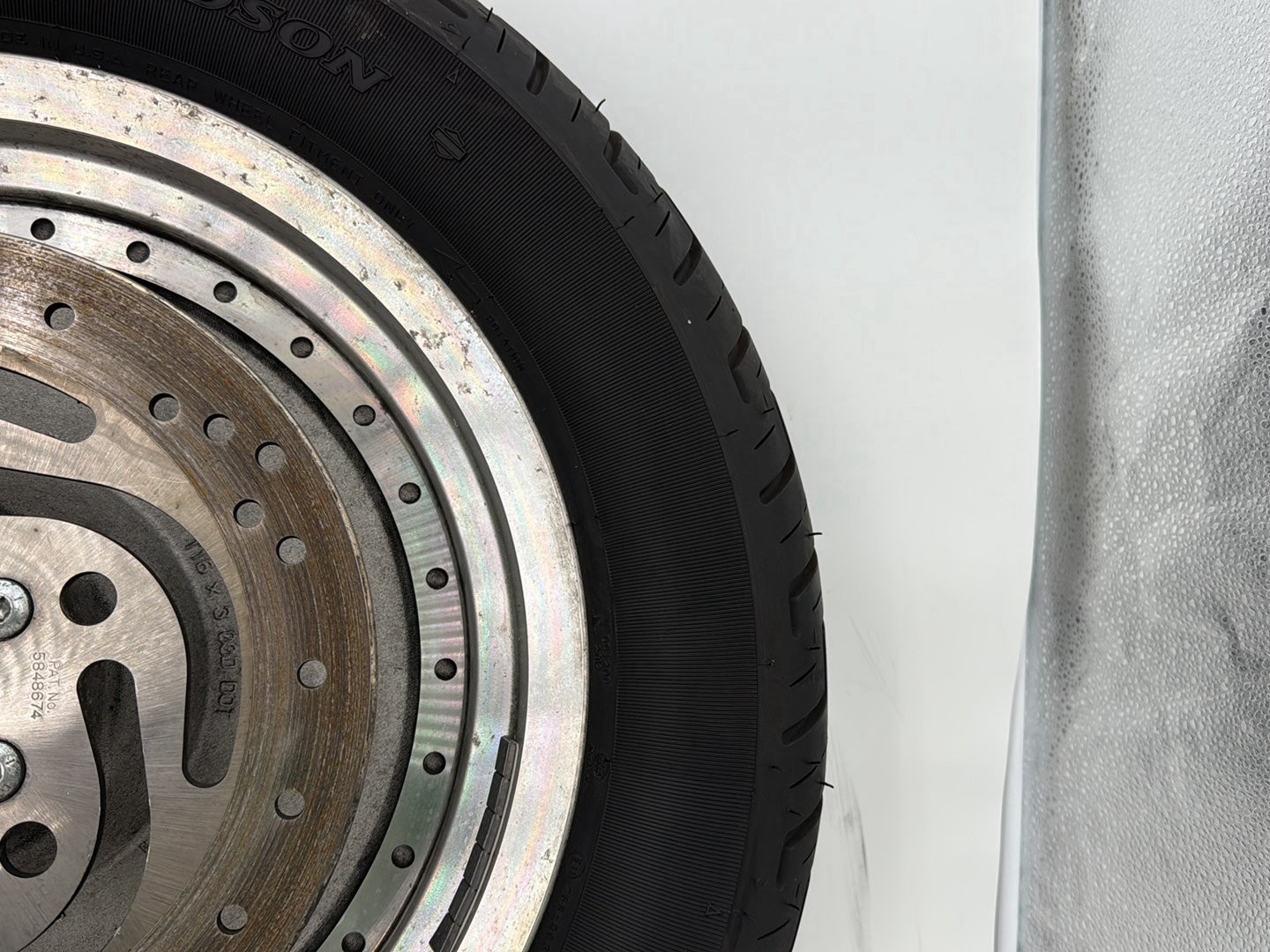 2006 Harley Sportster XL883C 883 Custom OEM Rear Wheel Rim Tire 150/80B16 16″