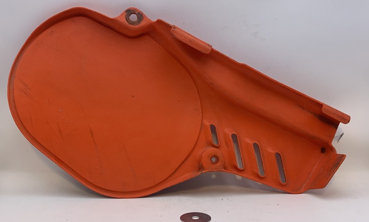 HONDA CR60 LEFT SIDE COVER PLASTICS USED. PART NOT AVAILABLE.