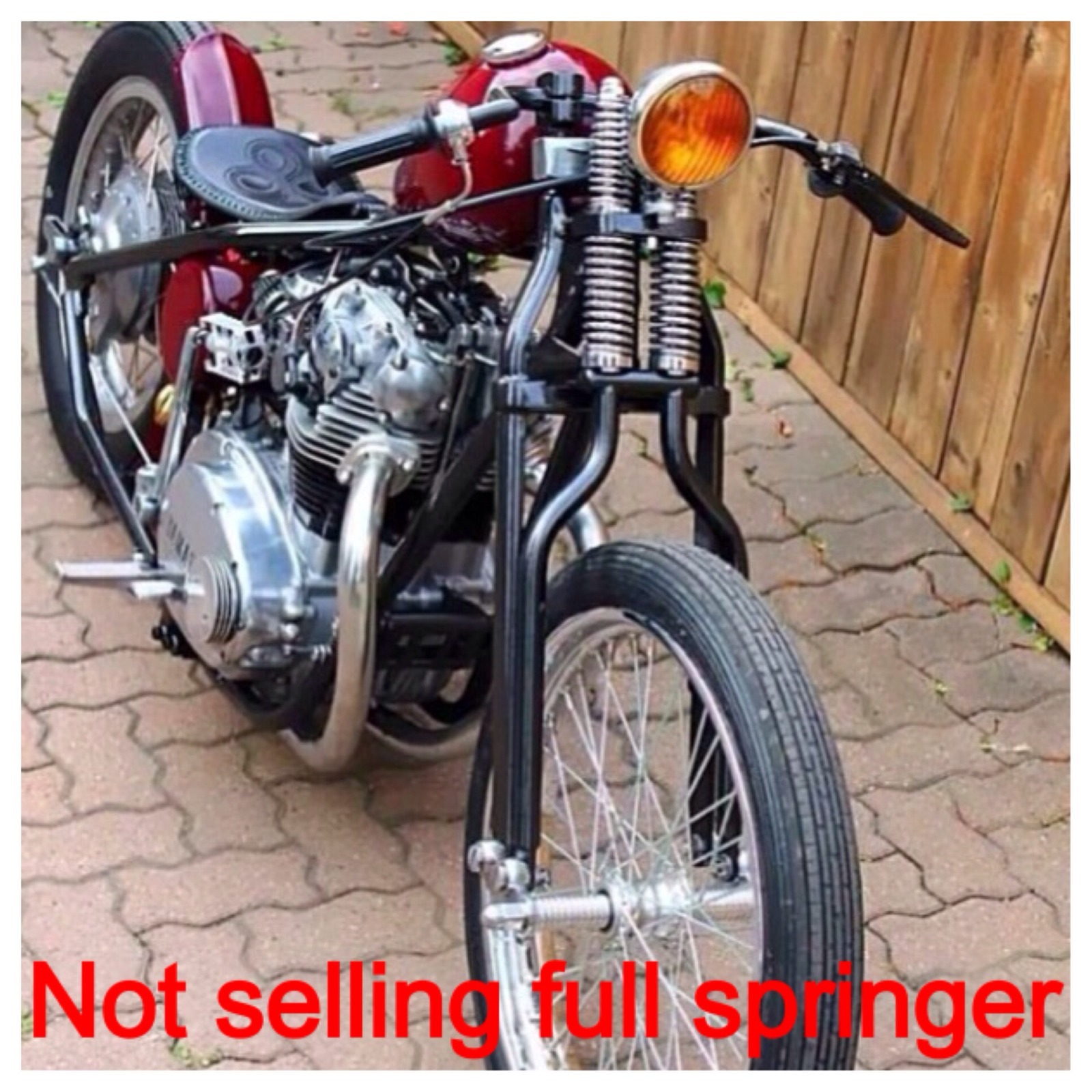 Wishbone Kit DNA Springer Front End Bobber IronHead Xs650 shovelhead fork