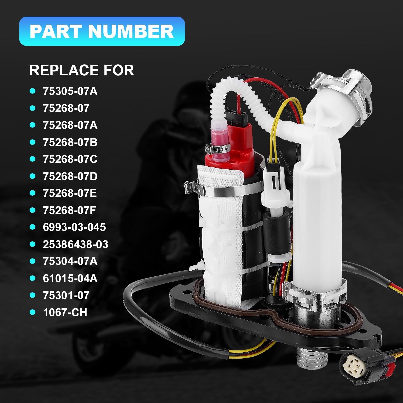 Fuel Pump Module Assembly For Harley Davidson Sportster 883 1200 07-20 75305-07A
