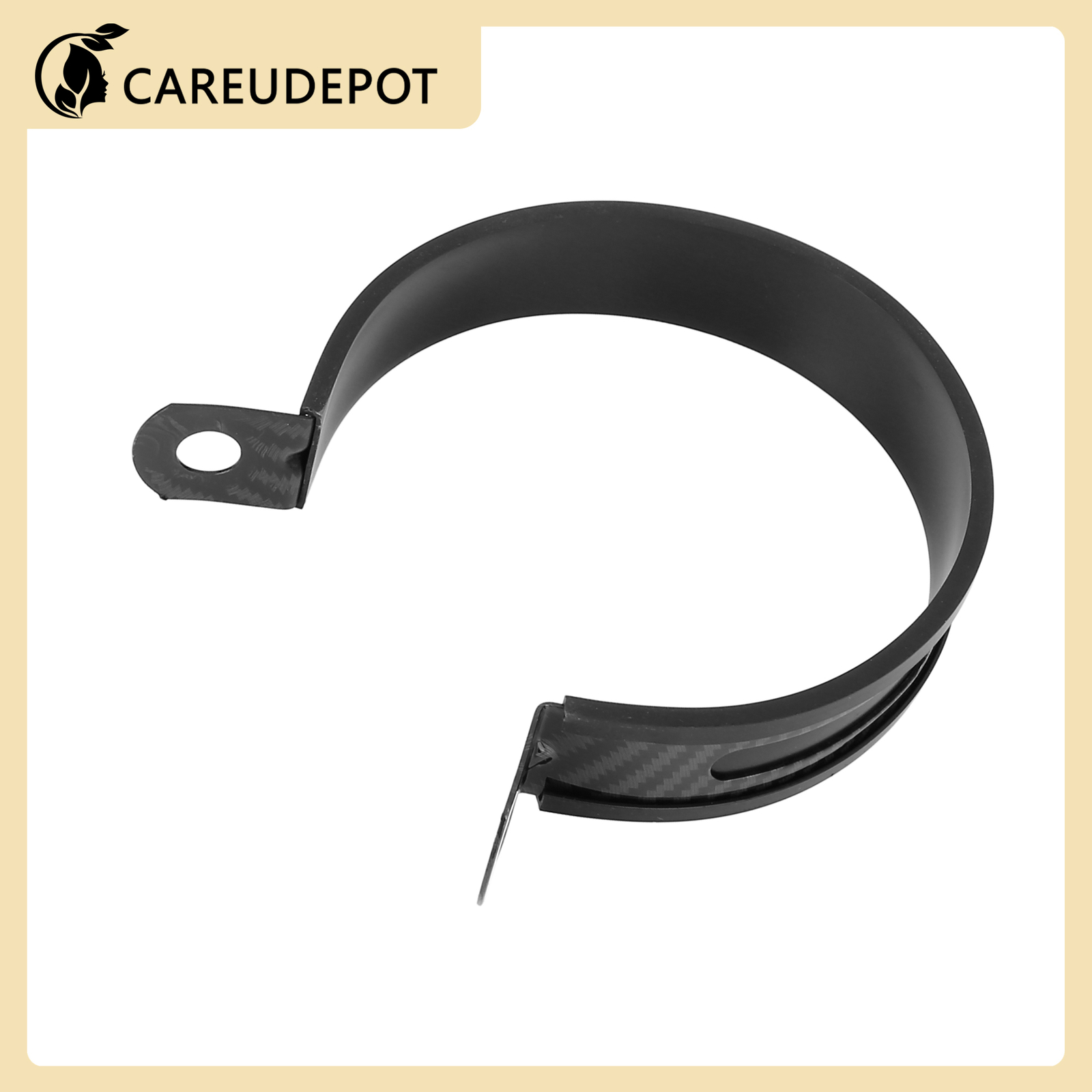 3.5inch Motorcycle Black Exhaust Band Joint Clamp Sleeve Pip Universal Item of 1