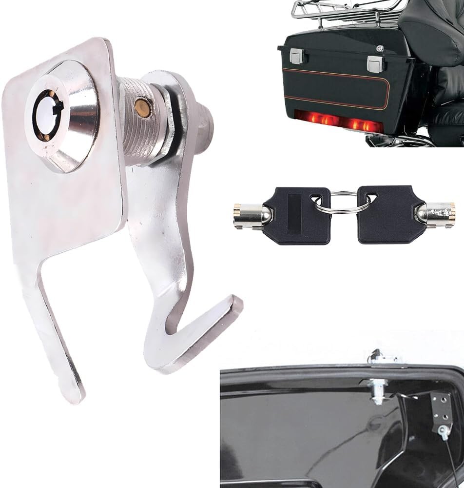 Tour-Pak Pack Trunk Replace Lock Key Kit For Harley Davidson Touring 1992-2013