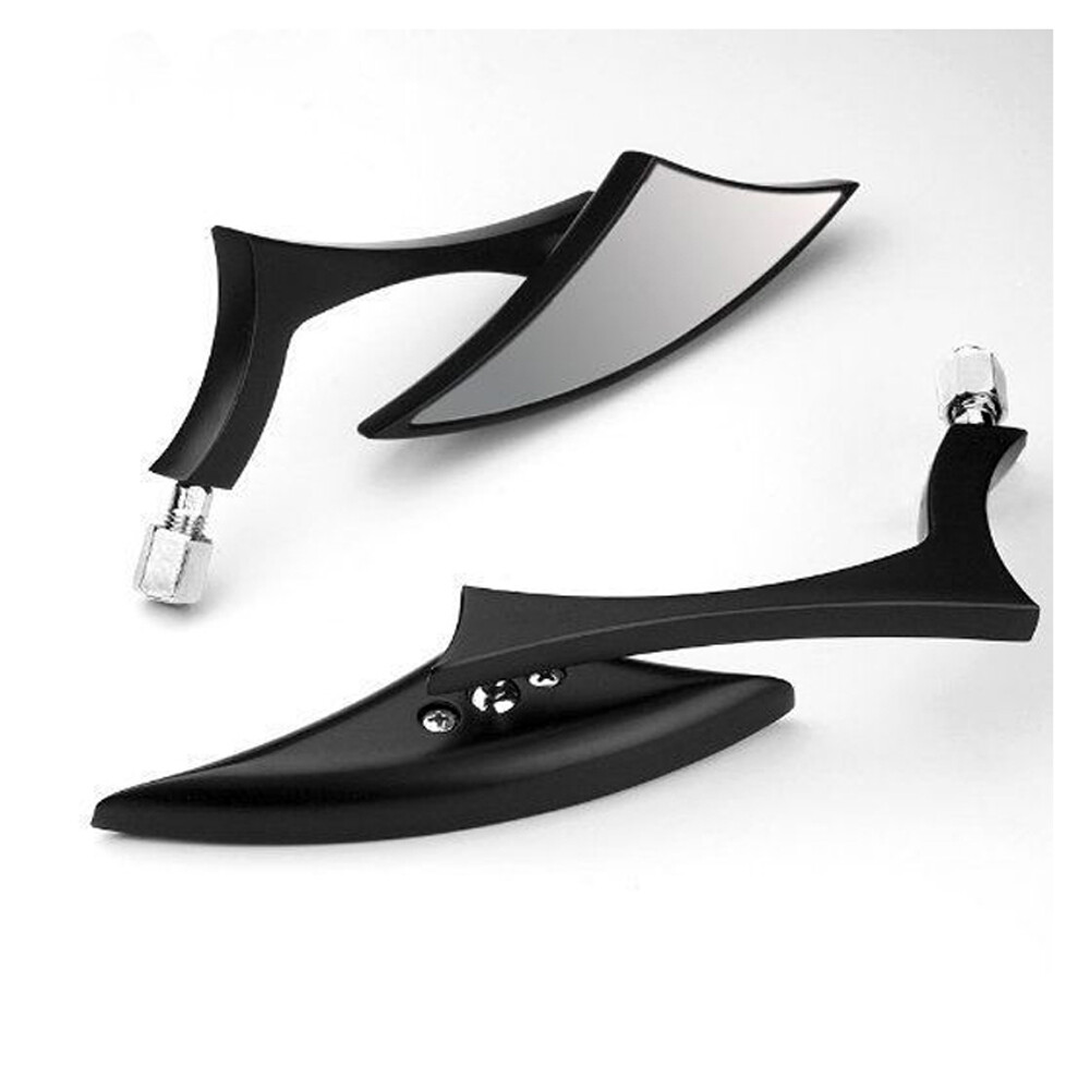 For Honda Fury 1300 Mirror Motorcycle Rear View Side Blade Mirrors Black CNC