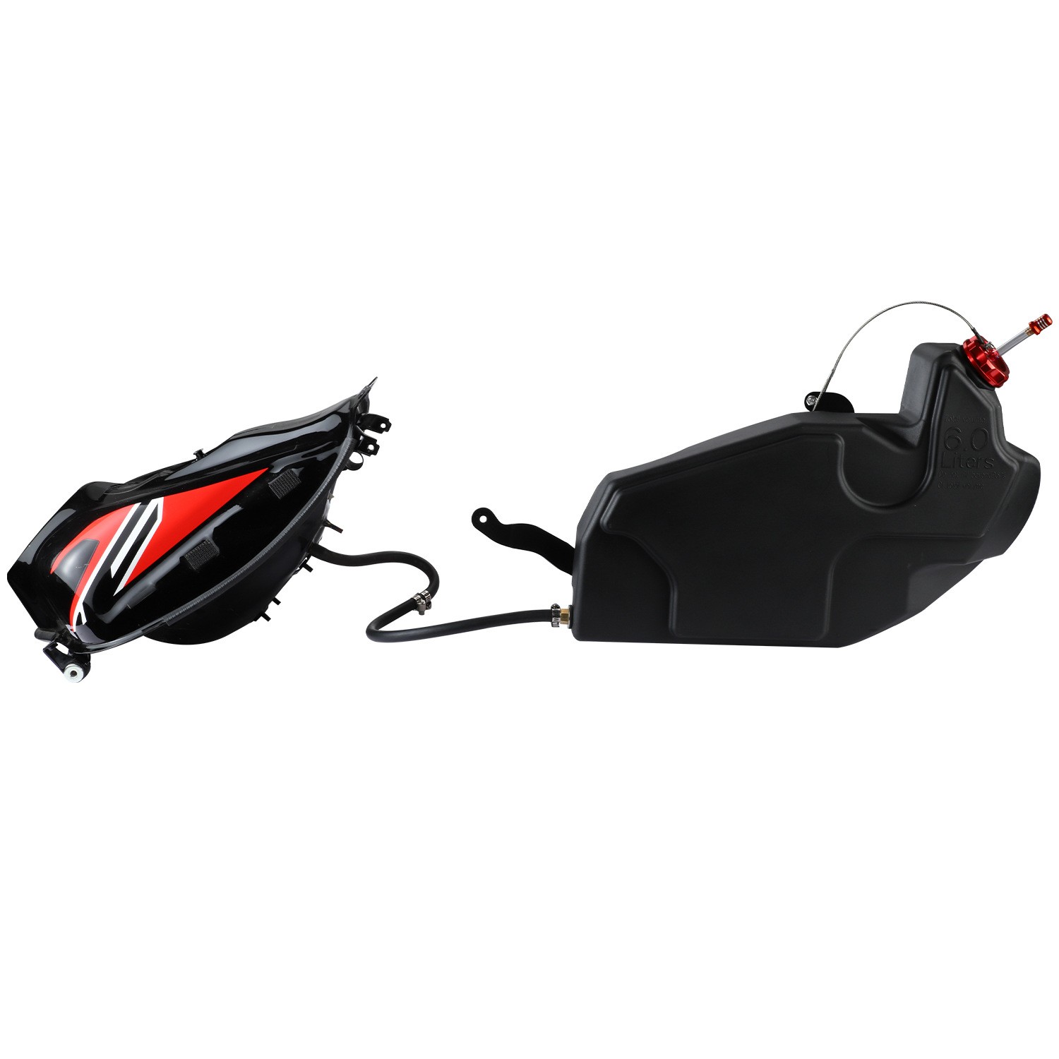 6.0L Auxiliary Fuel Tank Reserve Fuel Tank For HONDA CRF 250l rally^