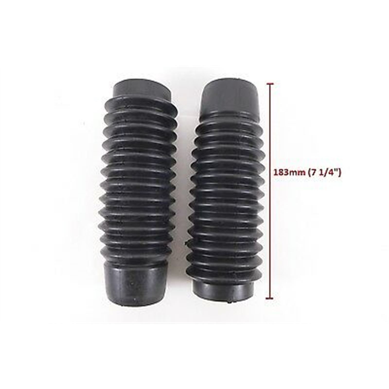 2FastMoto Fork Boot Gaiters for Honda CB, CL, CT Yamaha DT RD RT TX XS 45-39651