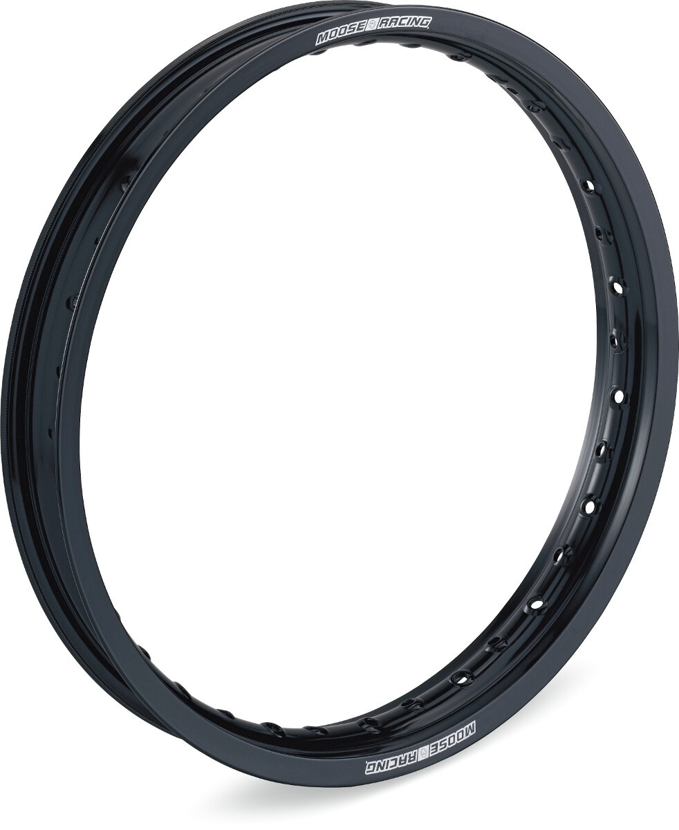 Moose Aluminum Front Rim 21×1.60 Black 36 Hole Spoked