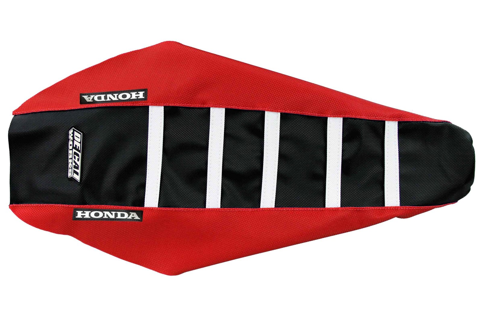 Red, Black, White Gripper Seat Cover for 04-17 CRF250